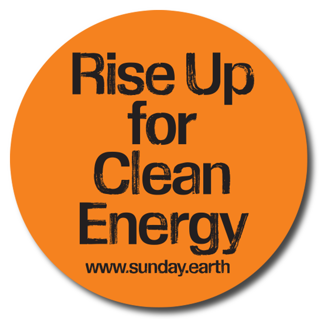 Rise Up for Clean Energy Sticker