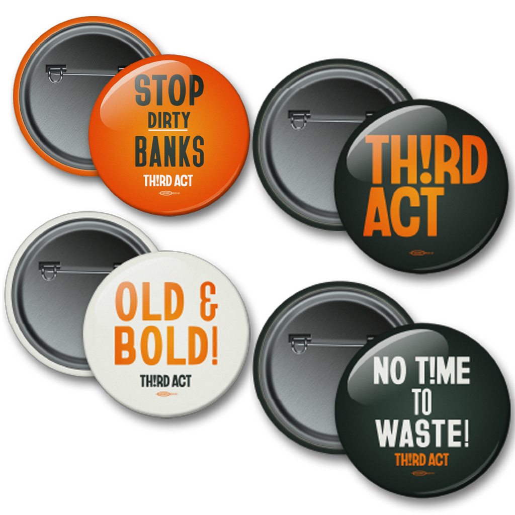 Third Act Buttons - 4-Pack
